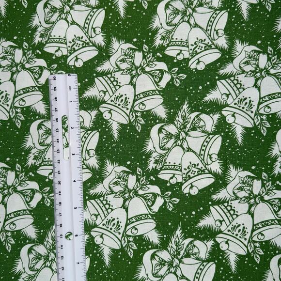 Green Christmas Jingle Bells by Lindsay Wilkes for Riley Blake Designs - 1 Yard - Picture 4 of 7